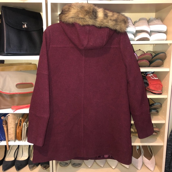 NWT J Crew Heather Fire Red Chateau Parka Stadium Cloth 10 - Picture 6 of 9